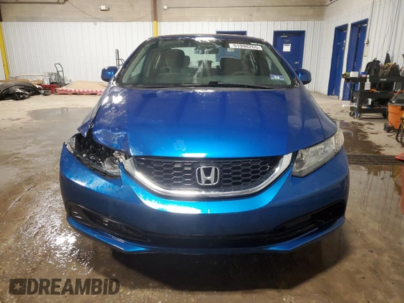2013 Honda Civic EX with VIN 19XFB2F81DE201772, listed as a Copart auction lot 51998265 with 140,912 mi miles and Salvage Title. Bid and sale history available at DreamBid. Image 5.