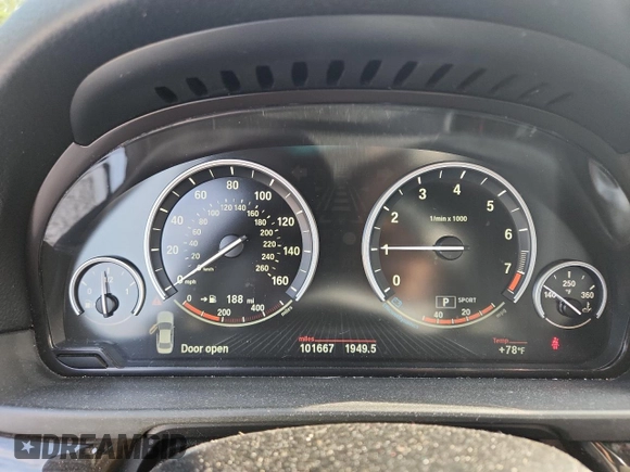 2015 BMW 5 Series 535i с VIN WBA5B1C5XFD921718, выставлен на аукционе Copart как лот 59671795 с пробегом 101 667 миль миль и Списание • Salvage title. История ставок и продаж доступна на DreamBid. Изображение 9.