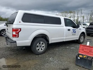 2019 Ford F-150 XL with VIN 1FTMF1C59KKD92917, listed as a Copart auction lot 52052585 with 73,251 mi miles and Salvage Title. Bid and sale history available at carsss.com. Image 3.