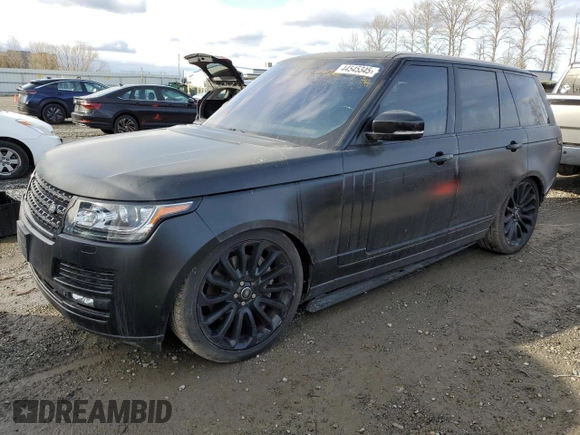 2015 Land Rover Range Rover Autobiography z VIN SALGV2TF7FA240203, wystawiony jako Copart lot #44545345 z przebiegiem 115 652 mil mil oraz Szkoda całkowita • Salvage title. Historia ofert i sprzedaży dostępna na DreamBid. Obrazek 1.