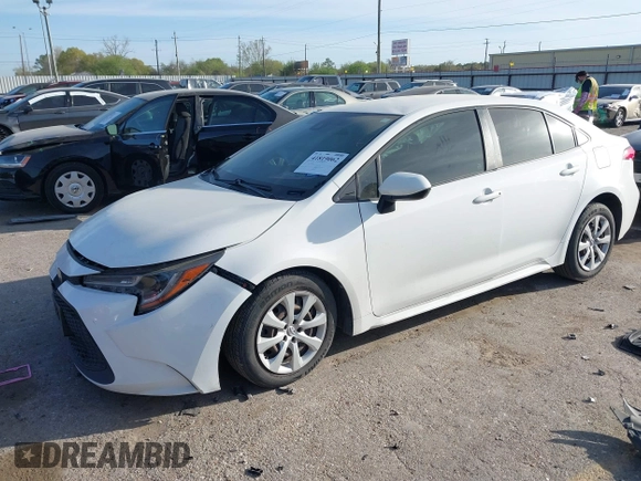 2020 Toyota Corolla LE with VIN JTDEPRAE1LJ036682, listed as a IAAI auction lot 41819062 with 80,678 mi miles. Bid and sale history available at carsss.com. Image 18.