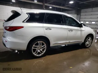 2013 Infiniti JX35 with VIN 5N1AL0MM7DC306511, listed as a Copart auction lot 52390165 with 159,648 mi miles and Clean Title. Bid and sale history available at carsss.com. Image 3.
