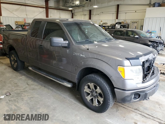 2013 Ford F-150 XL with VIN 1FTFX1EFXDKF83762, listed as a Copart auction lot 52330905 with 264,366 mi miles and Non Repairable. Bid and sale history available at DreamBid. Image 4.