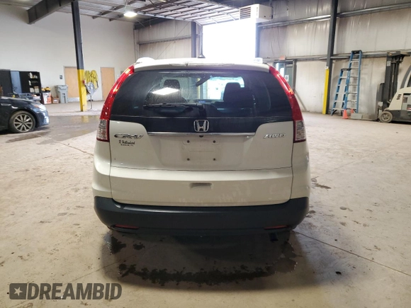 2012 Honda CR-V EX-L with VIN 5J6RM4H79CL032155, listed as a Copart auction lot 53805815 with 159,054 mi miles and Salvage Title. Bid and sale history available at carsss.com. Image 6.