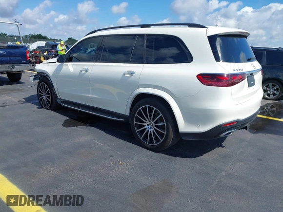 2024 Mercedes-Benz GLS 450 с VIN 4JGFF5KE9RB036748, выставлен на аукционе IAAI как лот 42258182 с пробегом 20 755 миль миль и . История ставок и продаж доступна на DreamBid. Изображение 3.