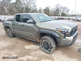 2024 Toyota Tacoma 4WD SR5 with VIN 3TMLB5JN2RM044896, listed as a IAAI auction lot 41575173 with 4,293 mi miles. Bid and sale history available at carsss.com. Image 1.