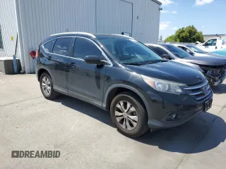 2013 Honda CR-V EX-L with VIN 2HKRM3H77DH510384, listed as a Copart auction lot 54812945 with 139,174 mi miles and Salvage Title. Bid and sale history available at DreamBid. Image 4.
