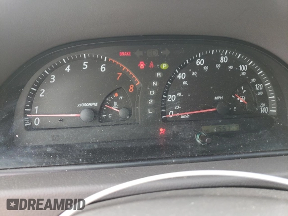 2004 Toyota Camry LE with VIN 4T1BE32KX4U907004, listed as a Copart auction lot 51177685 with 155,795 mi miles and Salvage Title. Bid and sale history available at carsss.com. Image 9.
