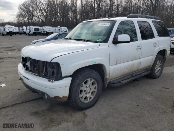 2005 Chevrolet Tahoe Z71 with VIN 1GNEK13T05R167173, listed as a Copart auction lot 44059815 with 156,389 mi miles and Salvage Title. Bid and sale history available at carsss.com. Image 1.