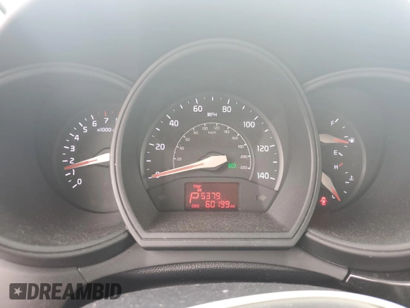 2017 Kia Rio LX z VIN KNADM4A38H6006561, wystawiony jako Copart lot #56056635 z przebiegiem 60 199 mil mil oraz Szkoda całkowita • Salvage title. Historia ofert i sprzedaży dostępna na DreamBid. Obrazek 9.