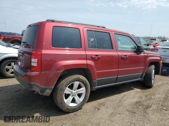 2017 Jeep Patriot High Altitude with VIN 1C4NJRFB3HD174634, listed as a Copart auction lot 54771665 with 92,344 mi miles and Salvage title. Bid and sale history available at DreamBid. Image 3.