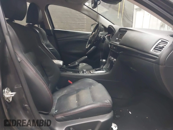 2015 Mazda 6 i Grand Touring with VIN JM1GJ1W58F1199550, listed as a IAAI auction lot 42064381 with 145,465 mi miles and . Bid and sale history available at carsss.com. Image 5.