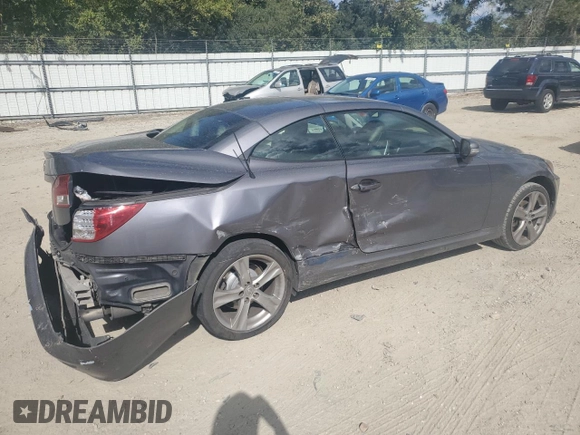 2012 Lexus IS 250 C z VIN JTHFF2C26C2523726, wystawiony jako Copart lot #76100464 z przebiegiem 226 799 mil mil oraz Czysty tytuł • Clean title. Historia ofert i sprzedaży dostępna na DreamBid. Obrazek 3.