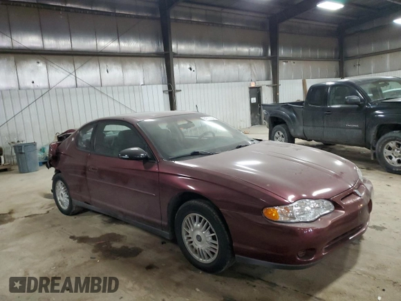 2000 Chevrolet Monte Carlo LS with VIN 2G1WW12E9Y9325411, listed as a Copart auction lot 84213754 with 171,947 mi miles and Salvage Title. Bid and sale history available at carsss.com. Image 4.