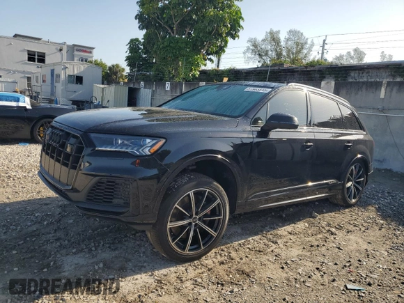 2021 Audi SQ7 Prestige with VIN WA1VWBF73MD024564, listed as a Copart auction lot 51983315 with 38,804 mi miles and Non Repairable. Bid and sale history available at DreamBid. Image 1.
