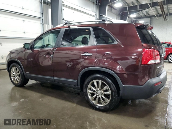 2011 Kia Sorento EX with VIN 5XYKUDA27BG036723, listed as a Copart auction lot 50180075 with 209,861 mi miles and Salvage Title. Bid and sale history available at carsss.com. Image 2.