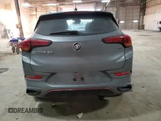 2022 Buick Encore GX Essence with VIN KL4MMGSLXNB018646, listed as a Copart auction lot 88899385 with 15,757 mi miles and Salvage title. Bid and sale history available at DreamBid. Image 6.