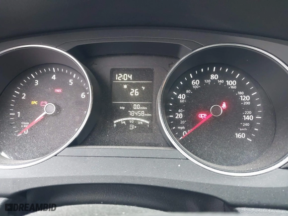 2017 Volkswagen Jetta 1.4T S with VIN 3VW167AJ2HM370018, listed as a IAAI auction lot 41540944 with 78,458 mi miles. Bid and sale history available at carsss.com. Image 7.
