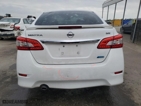 2014 Nissan Sentra SR with VIN 3N1AB7AP3EY324224, listed as a Copart auction lot 53715525 with 75,282 mi miles and Salvage Title. Bid and sale history available at carsss.com. Image 6.
