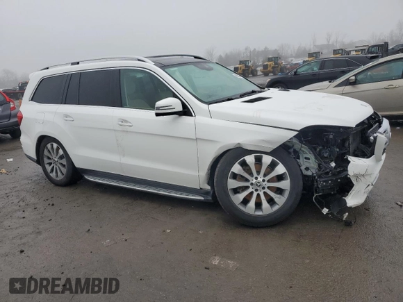 2017 Mercedes-Benz GLS 450 with VIN 4JGDF6EE1HA994750, listed as a Copart auction lot 39524274 with 96,865 mi miles and . Bid and sale history available at DreamBid. Image 4.