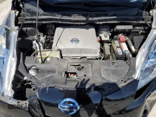 2014 Nissan LEAF SL with VIN 1N4AZ0CP7EC334248, listed as a Copart auction lot 52198325 with 57,659 mi miles and Salvage Title. Bid and sale history available at carsss.com. Image 12.