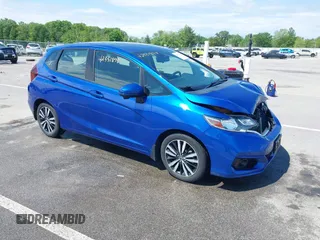 2019 Honda Fit EX z VIN 3HGGK5H80KM748958, wystawiony jako IAAI lot #42331898 z przebiegiem 50 668 mil mil oraz . Historia ofert i sprzedaży dostępna na DreamBid. Obrazek 1.