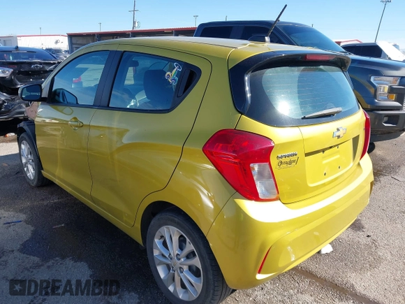 2022 Chevrolet Spark 1LT with VIN KL8CD6SA5NC011634, listed as a IAAI auction lot 41322053 with 28,971 mi miles. Bid and sale history available at carsss.com. Image 3.