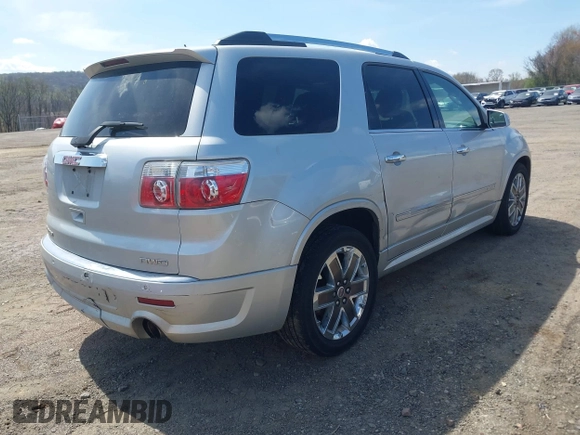2012 GMC Acadia Denali with VIN 1GKKVTED5CJ369415, listed as a IAAI auction lot 42086763 with 153,468 mi miles. Bid and sale history available at carsss.com. Image 4.