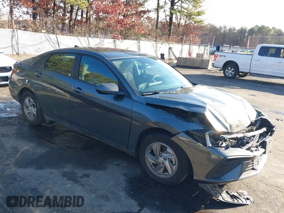 2024 Hyundai Elantra SE with VIN KMHLL4DG6RU689238, listed as a IAAI auction lot 41100513 with 21,566 mi miles and . Bid and sale history available at DreamBid. Image 1.