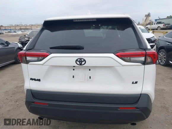 2022 Toyota RAV4 LE with VIN 2T3K1RFV1NC205621, listed as a IAAI auction lot 42576870 with 30,465 mi miles and . Bid and sale history available at DreamBid. Image 16.