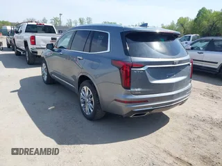 2022 Cadillac XT6 Premium Luxury with VIN 1GYKPFRS6NZ110074, listed as a IAAI auction lot 42060276 with 43,760 mi miles. Bid and sale history available at carsss.com. Image 3.