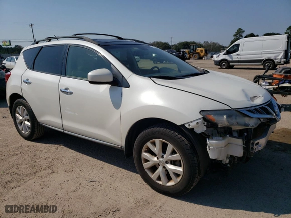 2013 Nissan Murano SV with VIN JN8AZ1MU4DW205826, listed as a Copart auction lot 75486844 with 79,710 mi miles and Salvage Title. Bid and sale history available at carsss.com. Image 4.