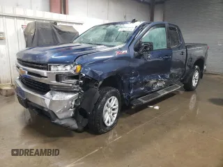 2021 Chevrolet Silverado 1500 LT with VIN 1GCUYDET4MZ393278, listed as a Copart auction lot 84419374 with 47,050 mi miles and Salvage Title. Bid and sale history available at carsss.com. Image 1.