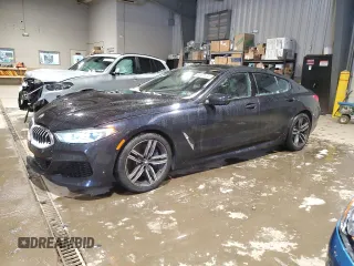 2022 BMW 8 Series 840i with VIN WBAGV4C08NCJ12339, listed as a Copart auction lot 86587434 with 35,106 mi miles and Salvage title. Bid and sale history available at DreamBid. Image 1.