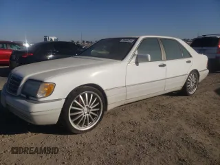 1995 Mercedes-Benz S with VIN WDBGA51E1SA247994, listed as a Copart auction lot 75966224 with 125,240 mi miles and Clean Title. Bid and sale history available at DreamBid. Image 1.