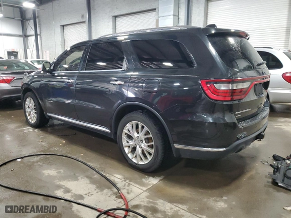 2015 Dodge Durango Citadel with VIN 1C4RDJEG5FC695834, listed as a Copart auction lot 48491395 with 177,552 mi miles and Salvage Title. Bid and sale history available at carsss.com. Image 2.