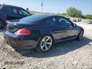 2010 BMW 6 Series 650i with VIN WBAEA5C53ACV93647, listed as a Copart auction lot 66761884 with 114,711 mi miles and Salvage Title. Bid and sale history available at carsss.com. Image 3.
