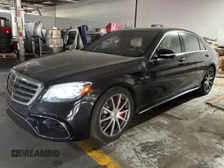 2018 Mercedes-Benz S 63 AMG with VIN WDDUG8JB5JA357171, listed as a Copart auction lot 61851595 with 4,824 mi miles and Clean title. Bid and sale history available at DreamBid. Image 2.