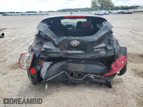 2015 Hyundai Veloster Turbo with VIN KMHTC6AE3FU234793, listed as a Copart auction lot 56014555 with 120,237 mi miles and Salvage title. Bid and sale history available at DreamBid. Image 6.