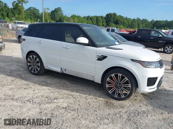 2020 Land Rover Range Rover Sport SE with VIN SALWG2SU9LA739716, listed as a IAAI auction lot 42828591 with 36,350 mi miles and . Bid and sale history available at DreamBid. Image 1.
