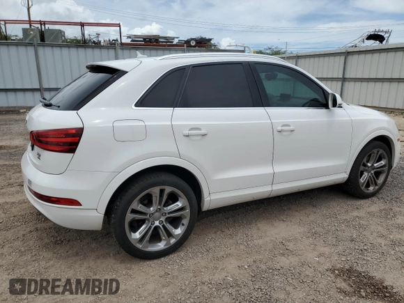 2015 Audi Q3 Premium Plus with VIN WA1EFCFS7FR004141, listed as a Copart auction lot 53737925 with 97,568 mi miles and Clean title. Bid and sale history available at DreamBid. Image 3.