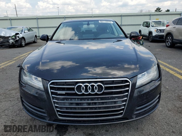 2014 Audi A7 3.0 TDI Premium Plus with VIN WAUWMAFCXEN020169, listed as a Copart auction lot 62112274 with 0 mi miles and Salvage Title. Bid and sale history available at carsss.com. Image 5.