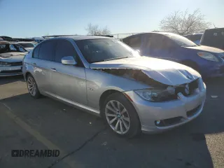2009 BMW 3 Series 328i with VIN WBAPH73589E128233, listed as a Copart auction lot 88367785 with 63,142 mi miles and Salvage title. Bid and sale history available at DreamBid. Image 4.