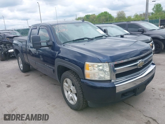 2008 Chevrolet Silverado 1500 1LT with VIN 2GCEK19J981271298, listed as a IAAI auction lot 42242284 with 186,255 mi miles and . Bid and sale history available at DreamBid. Image 1.