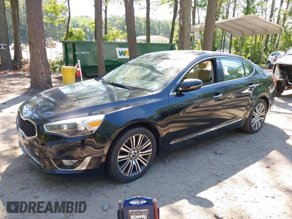 2015 Kia Cadenza Premium z VIN KNALN4D77F5177893, wystawiony jako IAAI lot #42261570 z przebiegiem 107 396 mil mil oraz . Historia ofert i sprzedaży dostępna na DreamBid. Obrazek 2.