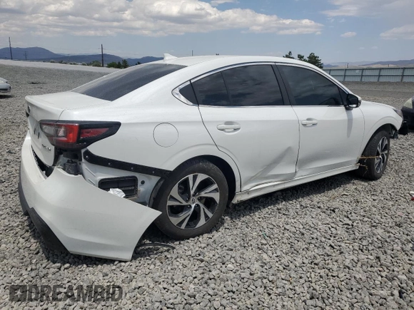 2022 Subaru Legacy Premium with VIN 4S3BWAD64N3011844, listed as a Copart auction lot 59191105 with Not provided miles and Salvage title. Bid and sale history available at DreamBid. Image 3.