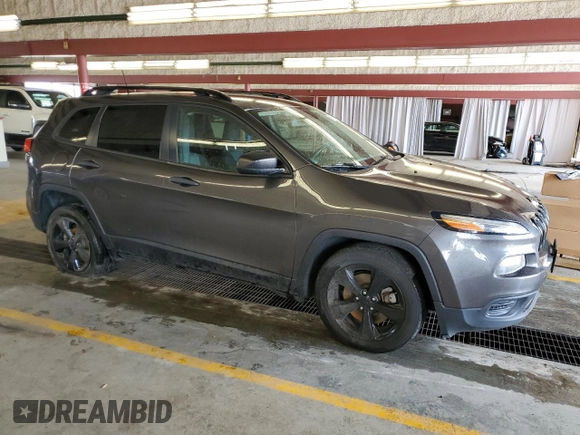 2017 Jeep Cherokee Sport with VIN 1C4PJLAB2HW623738, listed as a Copart auction lot 61817915 with 131,022 mi miles and Salvage title. Bid and sale history available at DreamBid. Image 4.