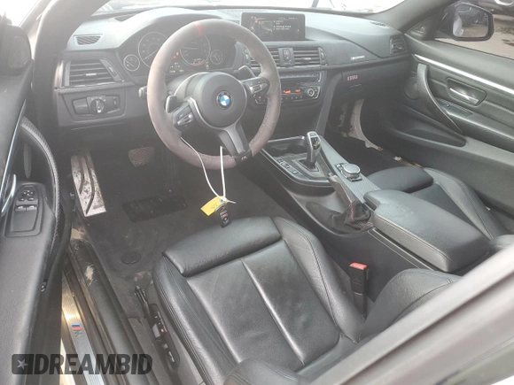 2015 BMW 4 Series 435i with VIN WBA3R1C58FK195761, listed as a Copart auction lot 82604934 with 109,642 mi miles and Salvage Title. Bid and sale history available at carsss.com. Image 8.