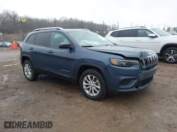 2020 Jeep Cherokee Latitude with VIN 1C4PJMCB4LD650592, listed as a IAAI auction lot 41192484 with 88,931 mi miles. Bid and sale history available at carsss.com. Image 1.