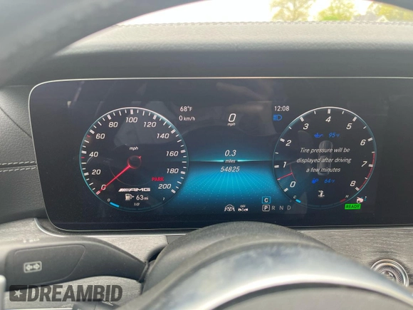 2019 Mercedes-Benz AMG GT 53 with VIN WDD7X6BB3KA004106, listed as a Copart auction lot 55796485 with 54,825 mi miles and Clean title. Bid and sale history available at DreamBid. Image 9.